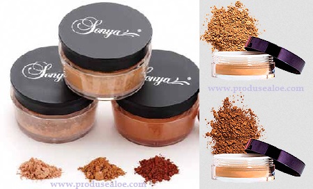 pasul numarul 4 fixarea machiajului cu o pudra make up mineral make up forever living machiaj aloe vera fond de ten